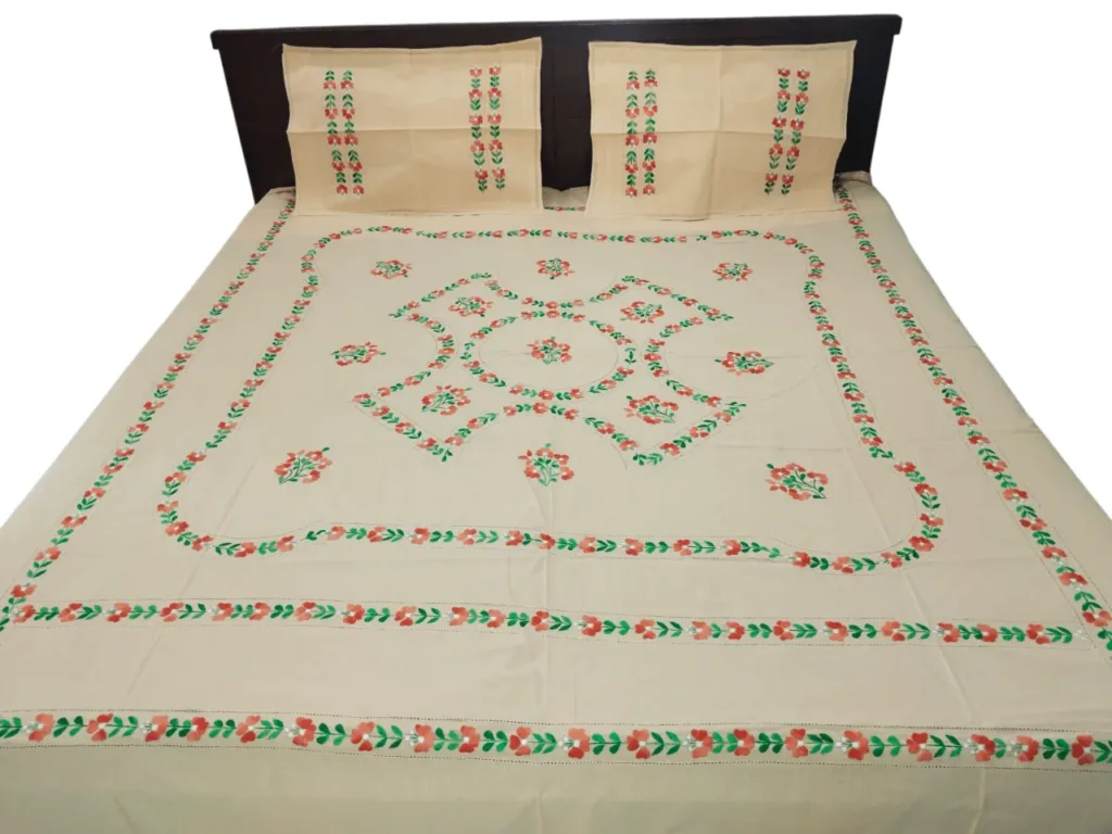 Bidding Work Double Bedsheet