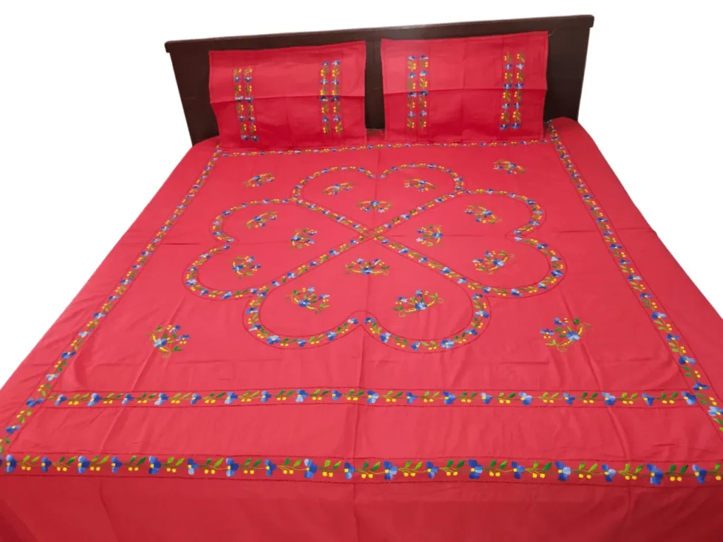 Bidding Work Double Bedsheet
